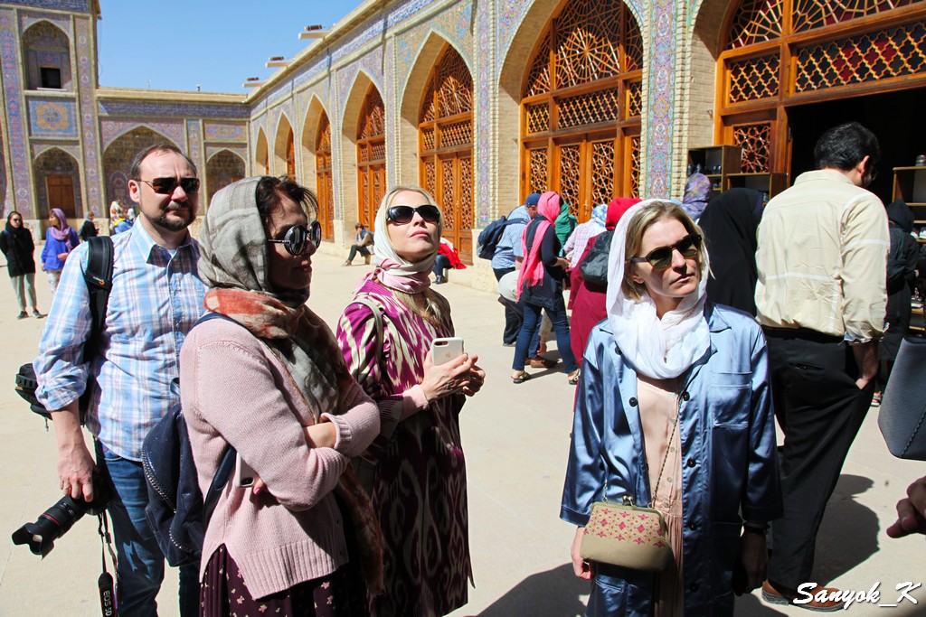 0008 3 Тур в Иран 2018 Shiraz Nasir ol Molk Mosque