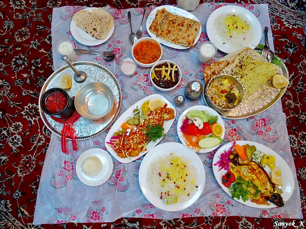 3126 Isfahan Bastani restaurant iranian food Исфахан Ресторан Бастани иранская еда