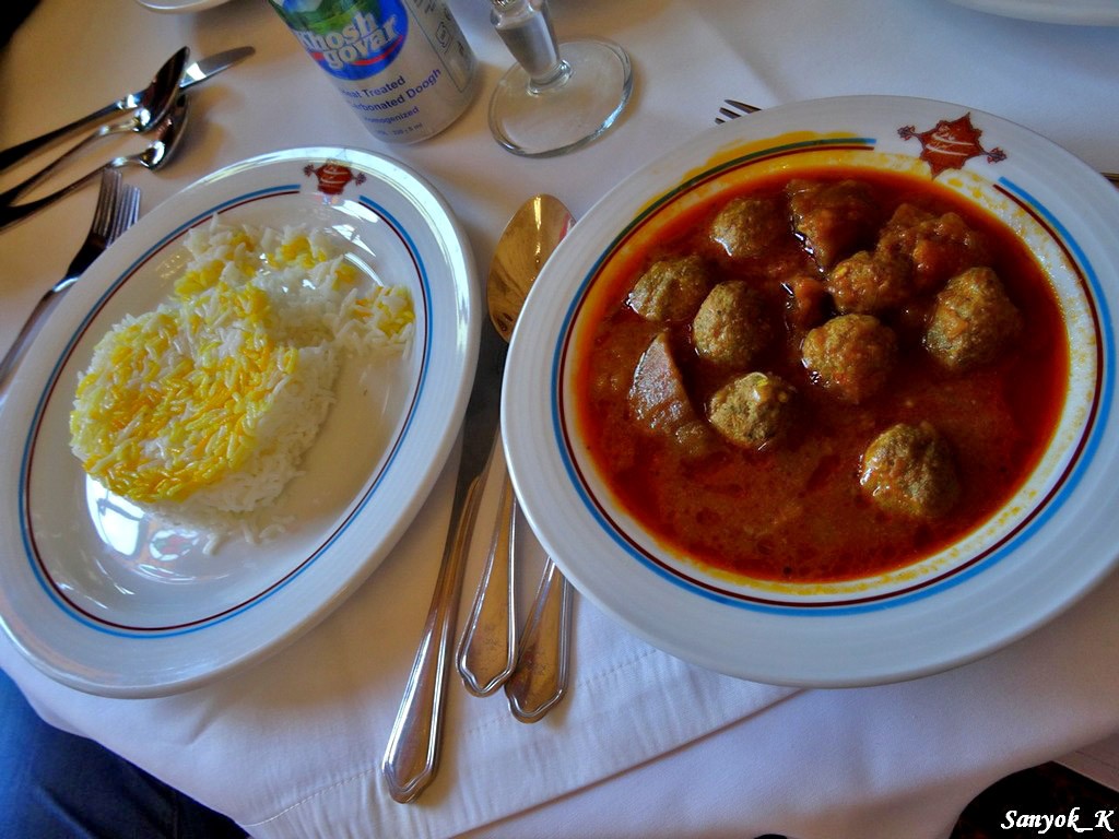 2562 Kashan Ameriha restaurant iranian food kufte Кашан Ресторан Америха отель иранская еда кюфта
