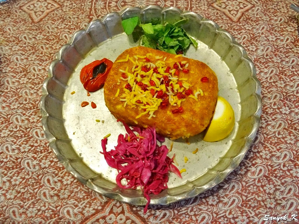 2701 Shiraz Shater Abbas restaurant iranian food tahchin Шираз Ресторан Шатер Аббас иранская еда тахчин