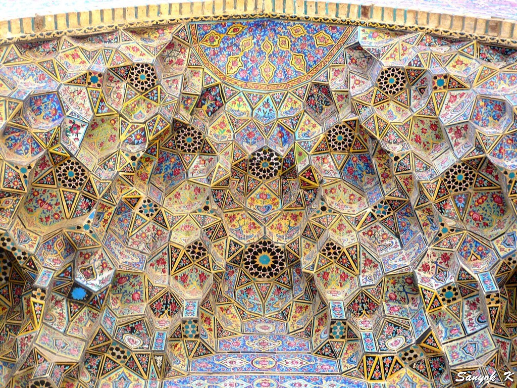 0547 Shiraz Nasir ol Molk Mosque Шираз Мечеть Насир ол Молк