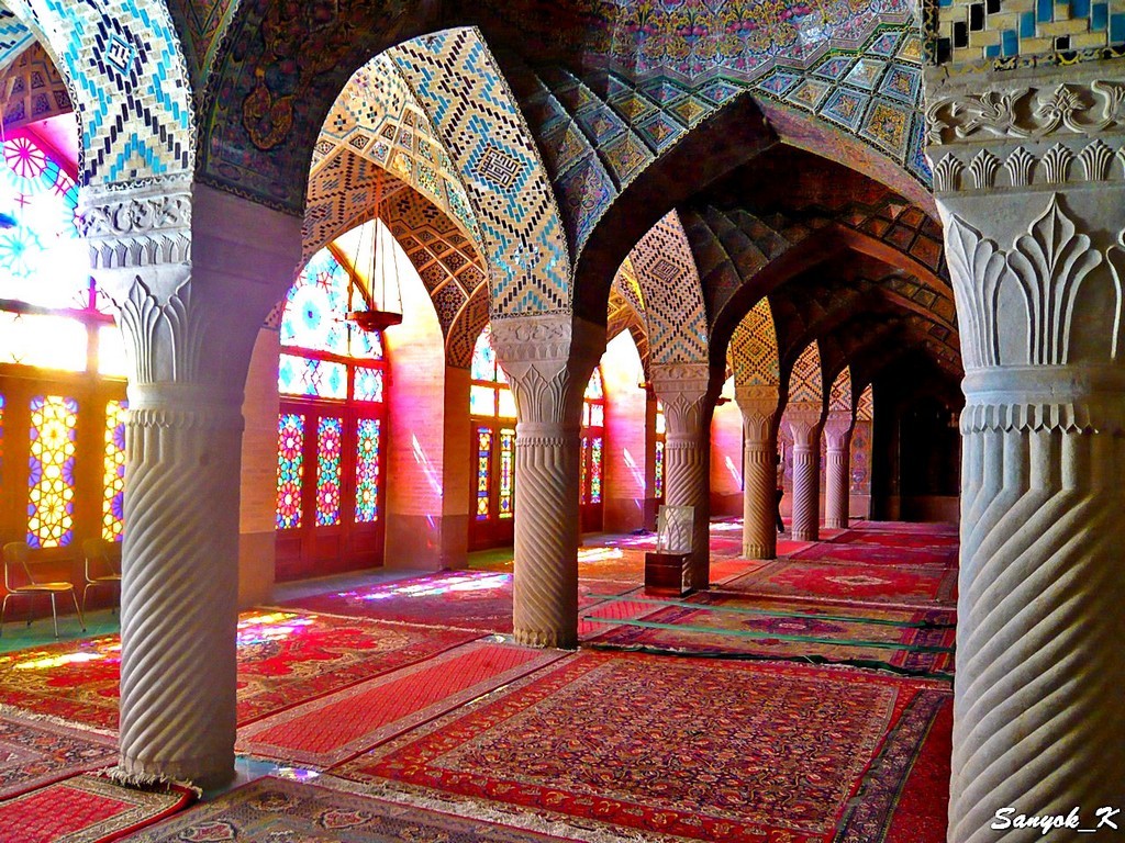 0550 Shiraz Nasir ol Molk Mosque Шираз Мечеть Насир ол Молк