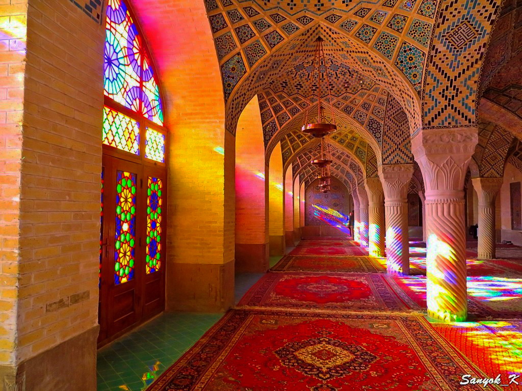 0552 Shiraz Nasir ol Molk Mosque Шираз Мечеть Насир ол Молк