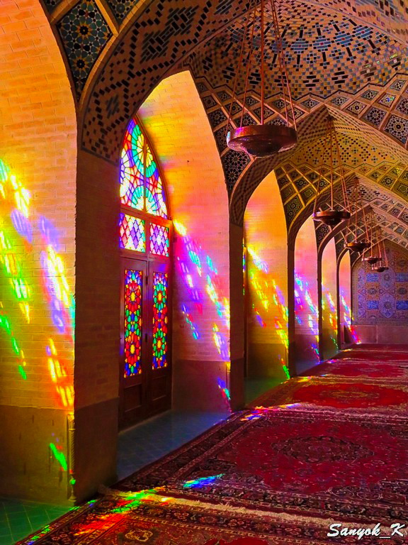 0553 Shiraz Nasir ol Molk Mosque Шираз Мечеть Насир ол Молк