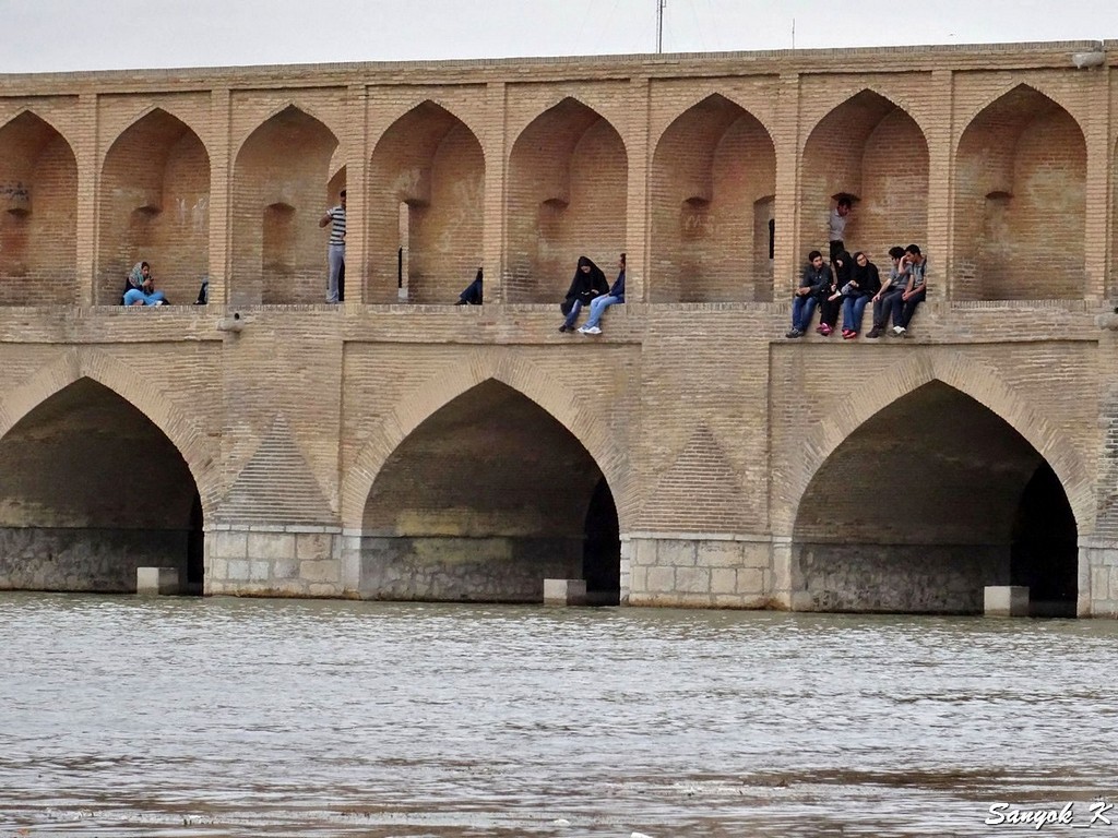 2389 Isfahan Si o seh pol Allahverdi Khan Bridge Исфахан Мост Си о се поль