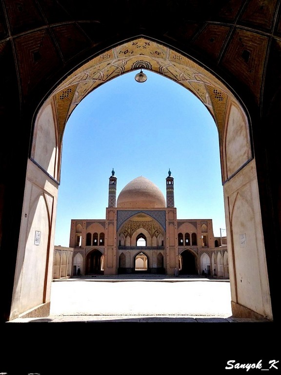 9622 Kashan Agha Bozorg mosque Кашан Медресе и мечеть Ага Бозорг